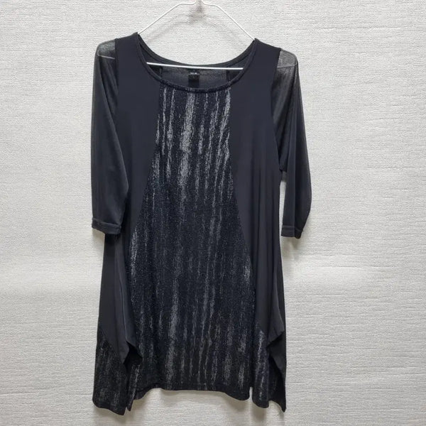 [BUNJANG] Chiffon Long T-Shirt / 자163 쉬폰 롱 티셔츠
