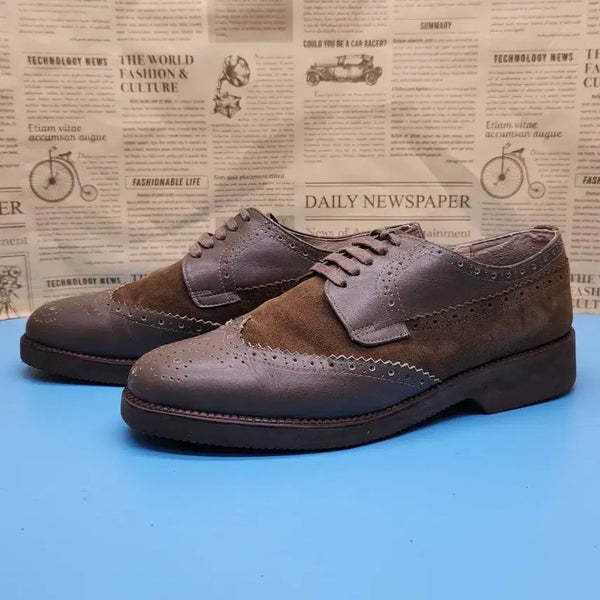 [BUNJANG] Geumgang Men's Wingtip Shoes 270 / 금강 남성 윙팁 구두270