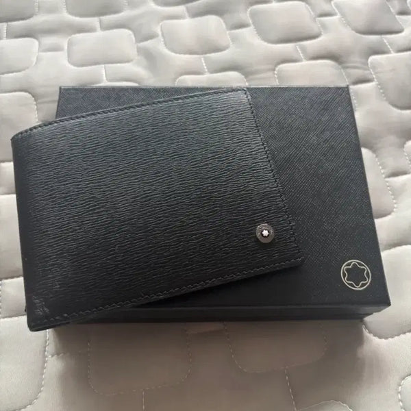 [BUNJANG] Montblanc Bifold Wallet Black Leather / 몽블랑 반지갑 블랙