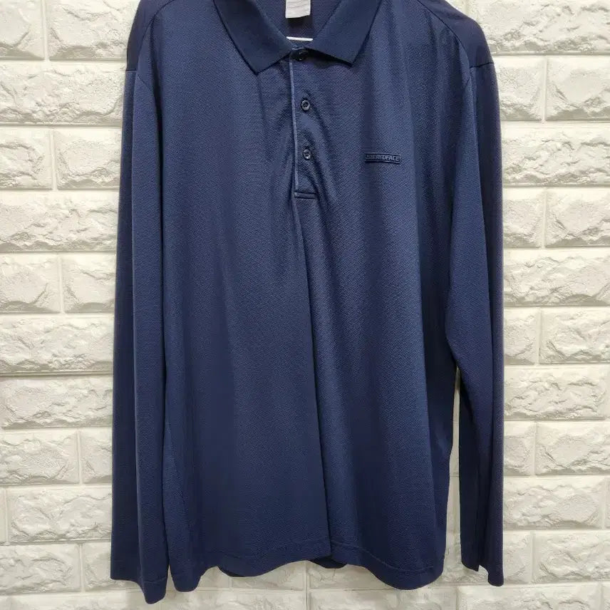 [BUNJANG] The RedFace Men's Functional Long-Sleeve Collar T-Shirt Navy Size 105 / 더레드페이스 춘하 기능성 긴팔 카라넥티 105사이즈 k1059