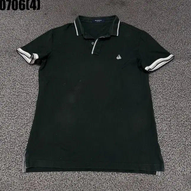 [BUNJANG] Beanpole Black Short-Sleeve Polo Shirt Size 100 / 빈폴 검정 반팔 카라티 100 0706