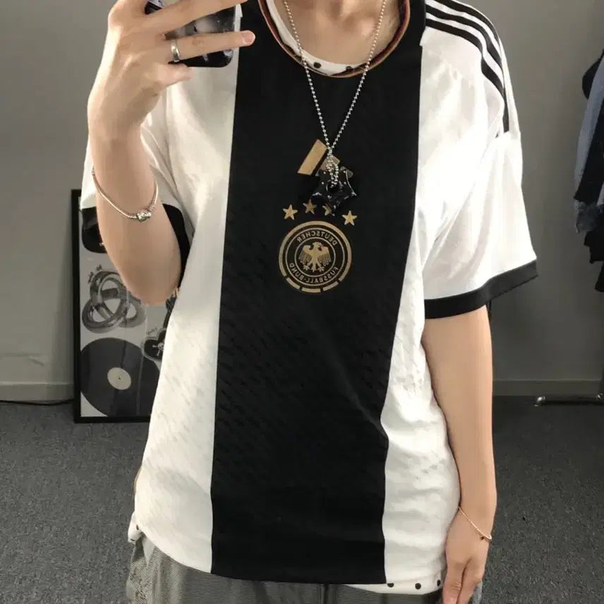 [BUNJANG] Adidas 22 Away Germany Authentic Jersey / 아디다스 22 어웨이 독일 유니폼