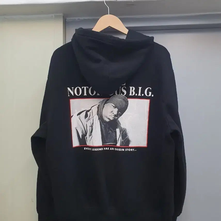 [BUNJANG] The Notorious B.I.G. H&M Collaboration Fleece Hoodie XL / 노토리어스 B.I.G 기모 후드티 XL