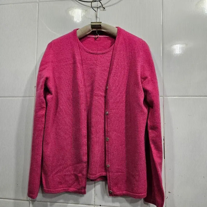 [BUNJANG] Daks London Cashmere Ensemble Cardigan Size 36 / 닥스런던캐시미어앙상블(36)55