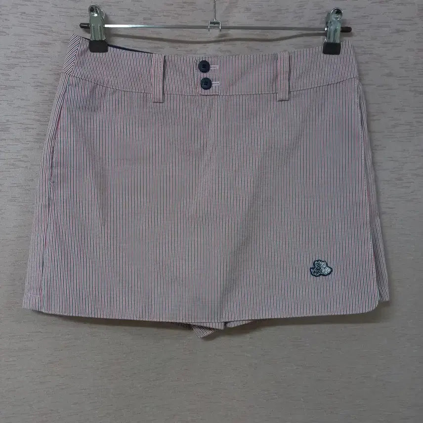 [BUNJANG] Black and White Striped Skirt Pants for Women / B7-7/블랙앤화이트 스틀이프 치마바지 여성