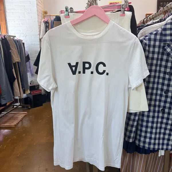 [BUNJANG] A.P.C. White T-shirt / A.P.C. 반팔티 화이트