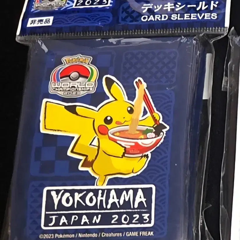 [BUNJANG] Pokemon Yokohama Japan 2023 Card Sleeves Deck Shield (64 ct) / 포켓몬 요코하마 재팬 2023 카드 슬리브 덱실드 64매입