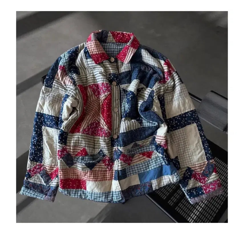 [BUNJANG] Hey Collector Patchwork Quilting Jacket / 헤이콜렉터 퀄팅자켓빈티지