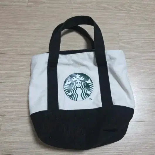 [BUNJANG] Starbucks Canvas Tote Bag Black / 스타벅스 캔버스 토트백 블랙