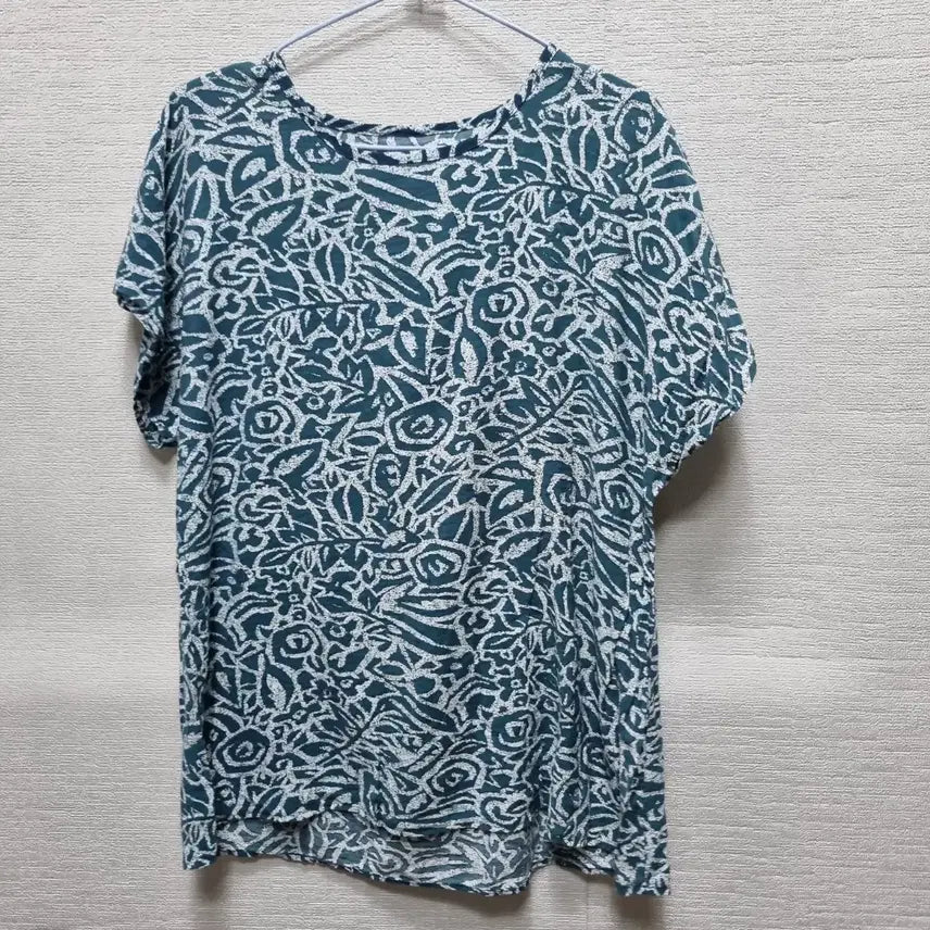 [BUNJANG] Unique Pattern Short Sleeve T-Shirt / 자168 반팔 티셔츠