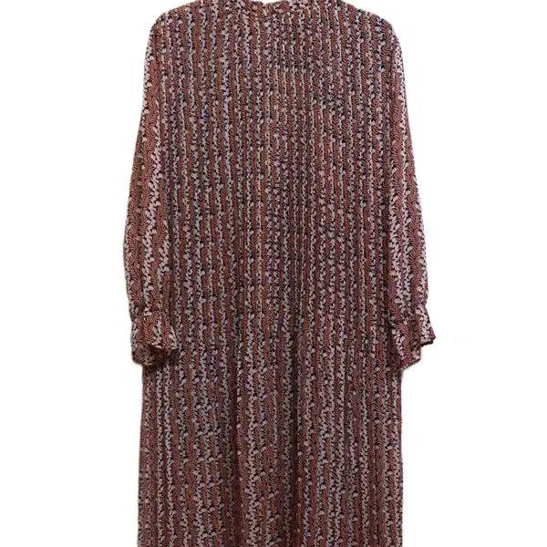[BUNJANG] Pleated Chiffon Dress for Women (Size 66-77) / w55 플리츠 쉬폰원피스/여66-77/가슴단면52/총장112센치사놀까2