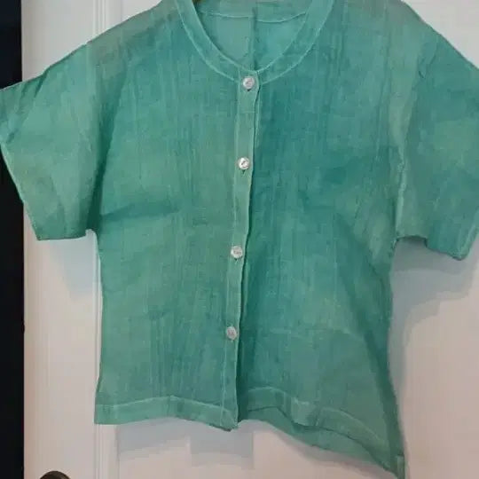 [BUNJANG] Mosi Linen Half-Chest Top / (새)모시 반가슴52 길이54