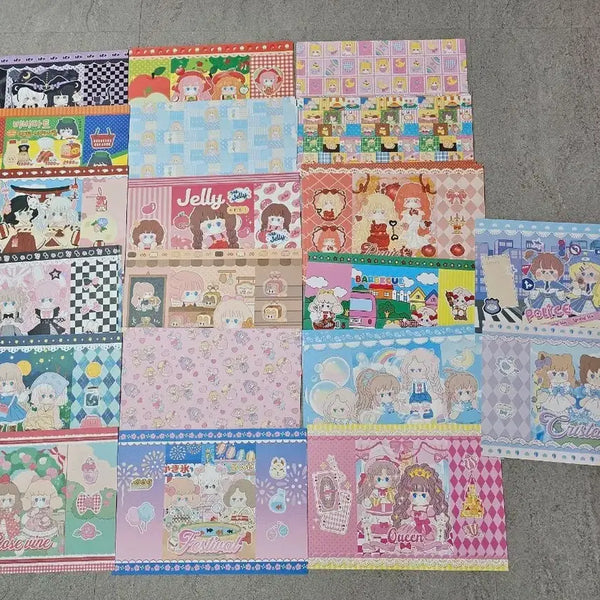 [BUNJANG] BIBI Wrapping Paper Set - 100 Sheets Mix / (포용 비비 랩핑지 100+10) 믹스 100장에5000냥 원하시는대로맞춰드립니다 도안사진드림