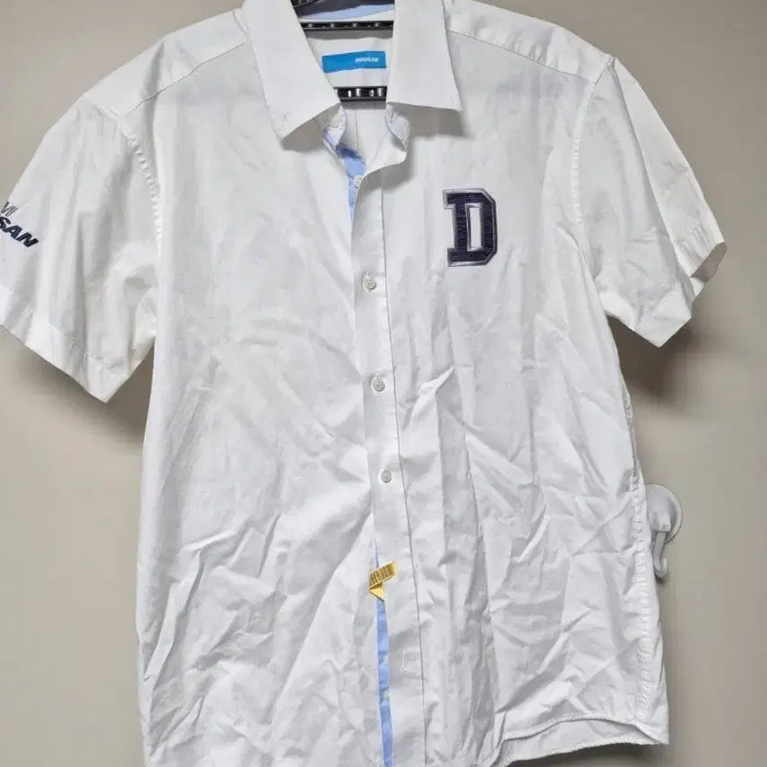 [BUNJANG] Doosan Bears Authentic Short-Sleeve Shirt Size 100 / 두산베어스 정품 반팔 남방 100사이즈 팝니다