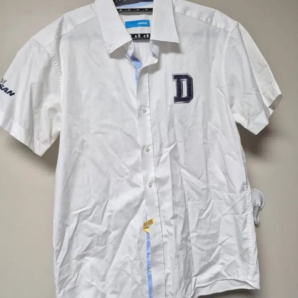 [BUNJANG] Doosan Bears Authentic Short-Sleeve Shirt Size 100 / 두산베어스 정품 반팔 남방 100사이즈 팝니다