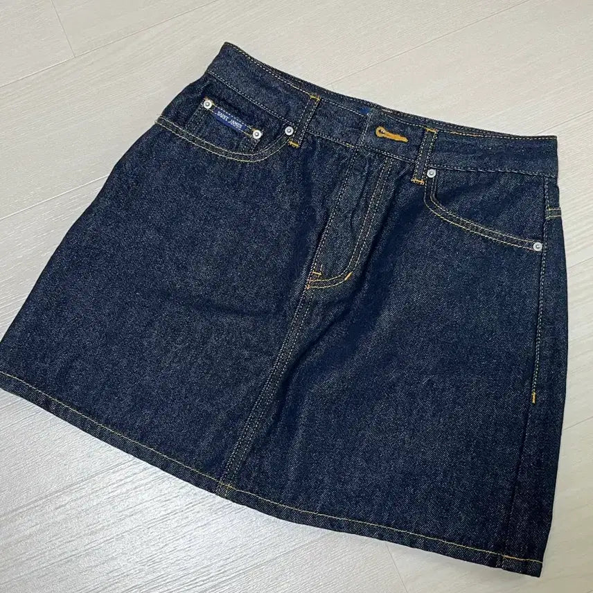 [BUNJANG] Saint James Denim Mini Skirt / 세인트제임스 데님 미니 스커트
