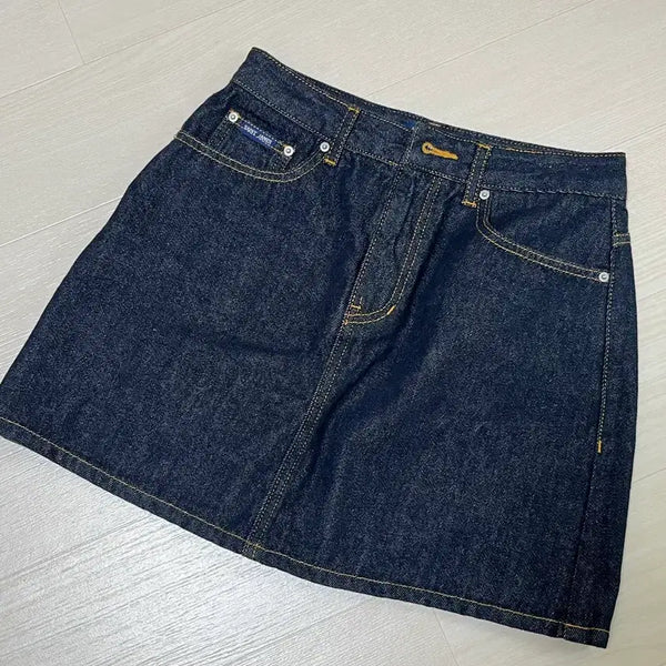 [BUNJANG] Saint James Denim Mini Skirt / 세인트제임스 데님 미니 스커트