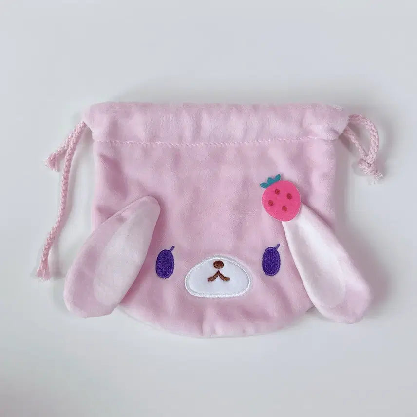 [BUNJANG] Sugabunnies Strawberry Usa Fuwa Fuwa Pouch Gacha / 슈가바니즈 스트로베리우사 후와후와 파우치 가챠