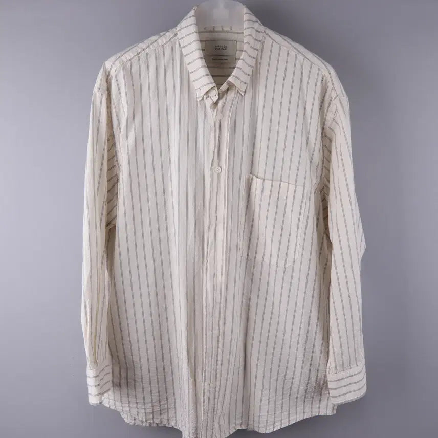 [BUNJANG] Lapage Store Lapage Hour Man Cotton Shirt (L) / 라퍼지스토어 라퍼지아워맨 코튼 셔츠 (L)