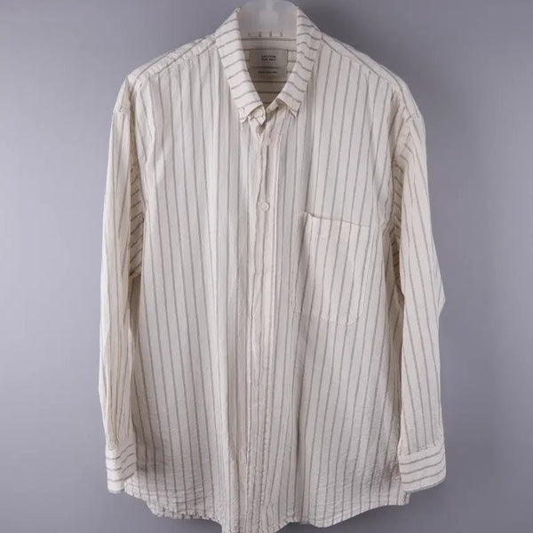 [BUNJANG] Lapage Store Lapage Hour Man Cotton Shirt (L) / 라퍼지스토어 라퍼지아워맨 코튼 셔츠 (L)