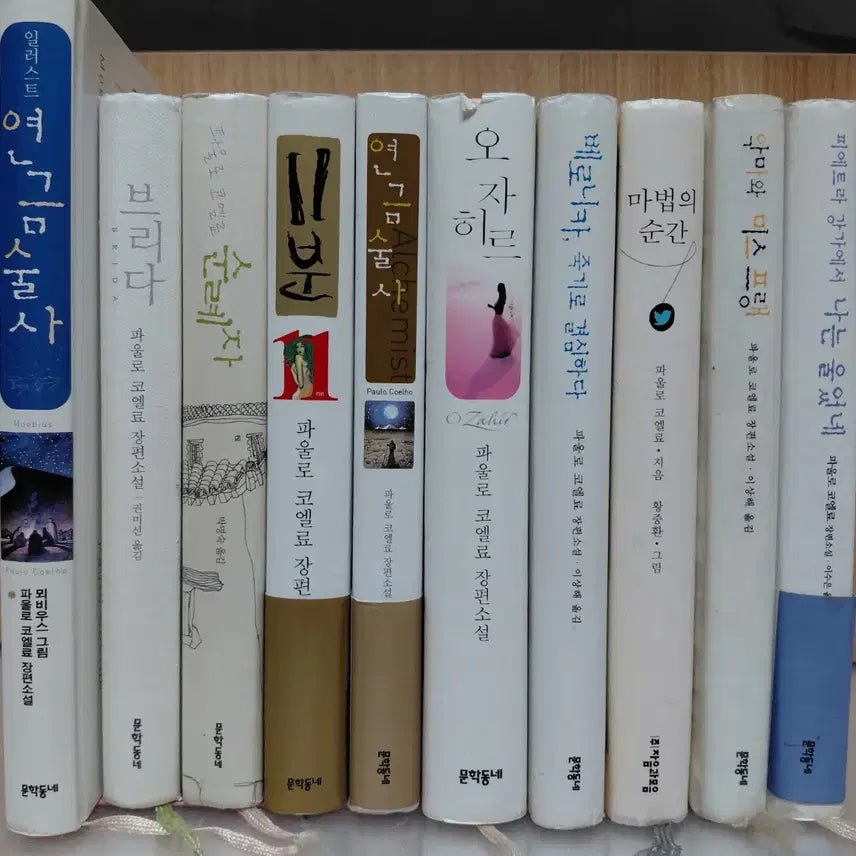 [BUNJANG] Paulo Coelho Novel Collection (10 Volumes) / 파우로 코엘료 소설 합10권  일괄 팝니다,,사진참조