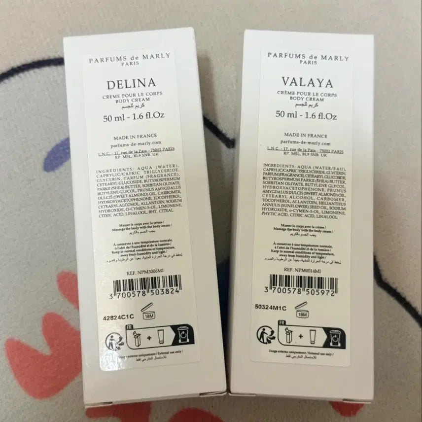 [BUNJANG] Parfumed Malli Delina/Balaya Body Cream 50ml (Sealed) / (미개봉+국문)퍼퓸드말리 델리나/발라야 바디크림 50ml