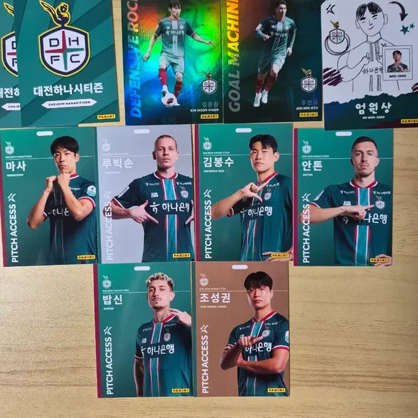 [BUNJANG] K League Daejeon Hana Citizen Panini Card Bundle Set / 26 K리그 파니니카드 대전 일괄
