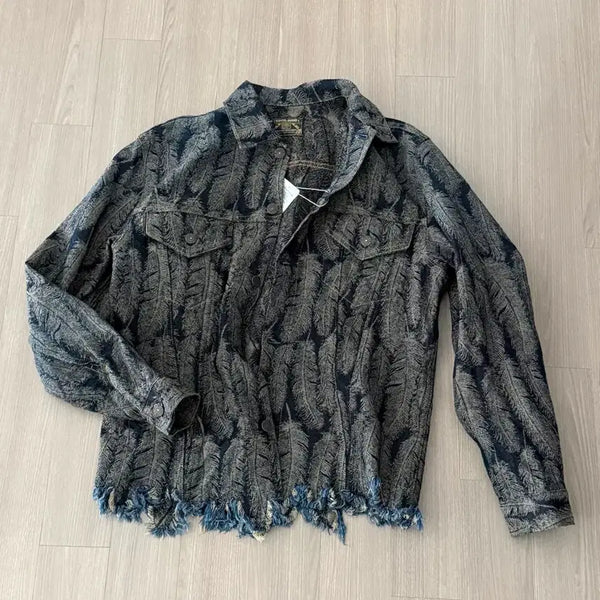 [BUNJANG] Kapital Macpie Feather Denim Jacket Size 3 / 캐피탈 맥파이 페더 데님 자켓 3size