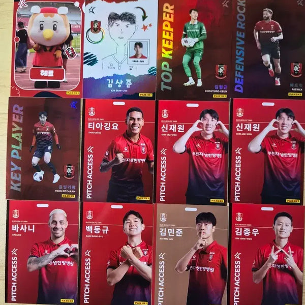 [BUNJANG] K League Panini Card Bundle Set - Bucheon FC / 26 K리그 파니니카드 부천 일괄