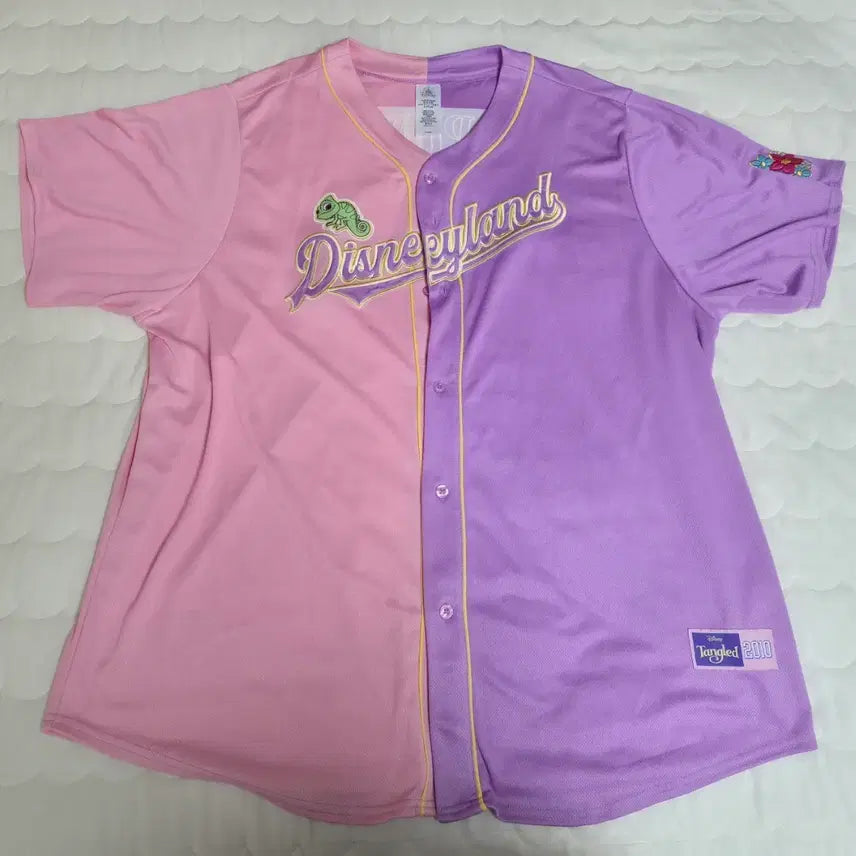 [BUNJANG] Disney Princess Rapunzel Baseball Jersey / 디즈니랜드 공식 굿즈 라푼젤 야구 유니폼