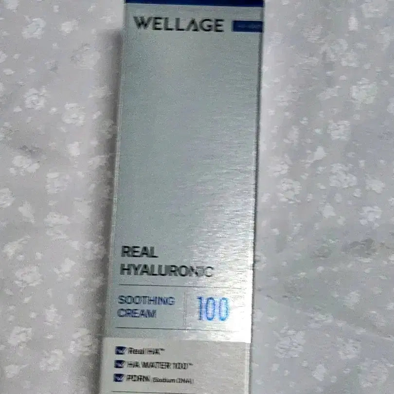 [BUNJANG] Wellage Real Hyaluronic Soothing Cream 80ml / 웰라쥬 리얼 히알루로닉 수딩 크림 80ml