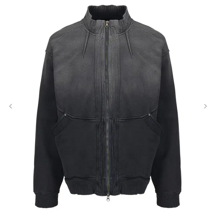 [BUNJANG] Costperkilo Overdyed Sweat Zip-Up Jacket - Dirty Indigo / 코스트퍼킬로 오버다이드 스웻 집업 자켓 -더티 인디고 L