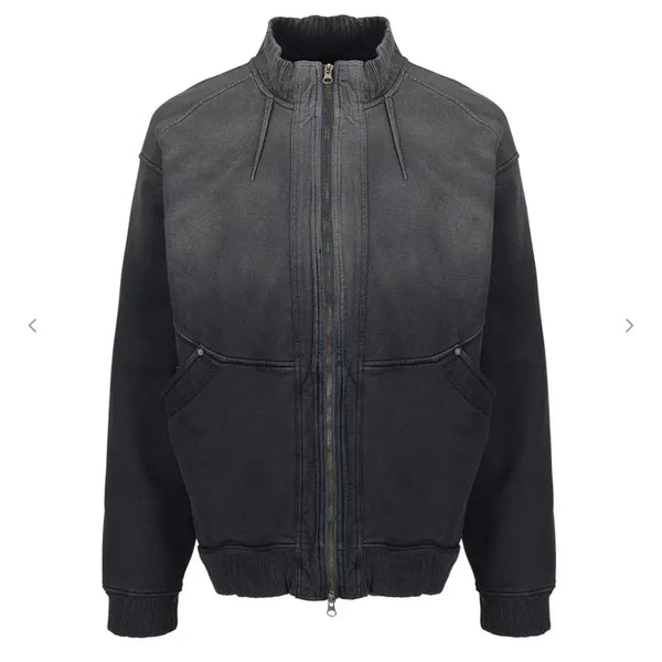 [BUNJANG] Costperkilo Overdyed Sweat Zip-Up Jacket - Dirty Indigo / 코스트퍼킬로 오버다이드 스웻 집업 자켓 -더티 인디고 L