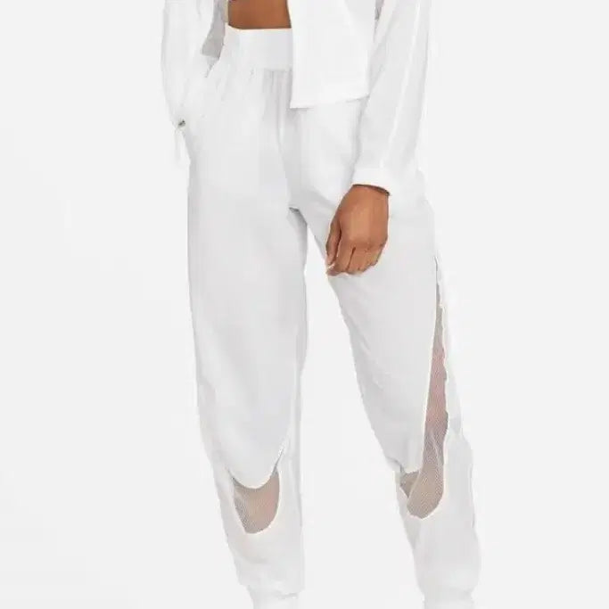 [BUNJANG] Nike Women's NSW Sheer Swoosh Training Pants - White (Size S) / (S)나이키 우먼스 NSW 시스루 스우시