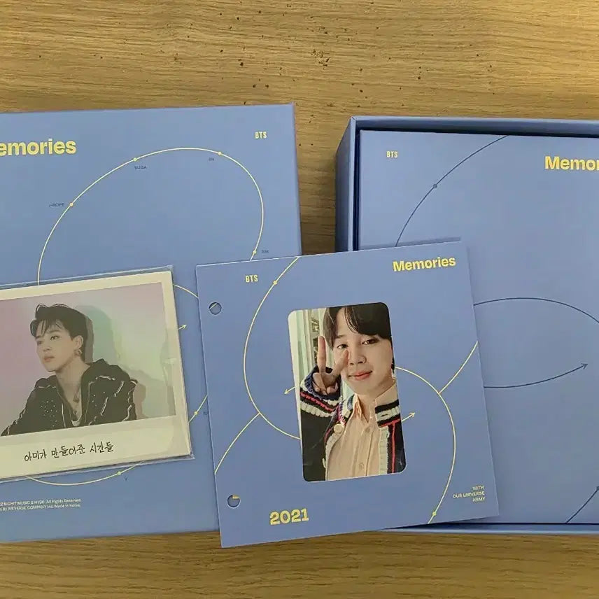 [BUNJANG] BTS Memories 2021 Blu-ray Jimin Photocard / 방탄소년단 BTS 메모리즈 Memories 2021 블루레이 포카 지민