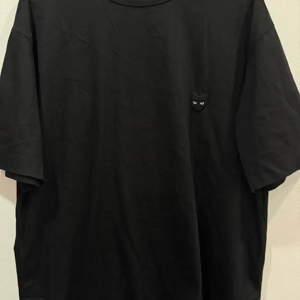[BUNJANG] Songzio Homme Zizone Black Cat T-Shirt / 송지오 옴므 지제로 블랙캣 반팔티