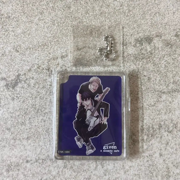 [BUNJANG] Given Akihiko & Ritsuka Acrylic Plate Keychain / 기븐 아키히코&리츠카 아크릴 플레이트 키홀더 키링 애니메이트
