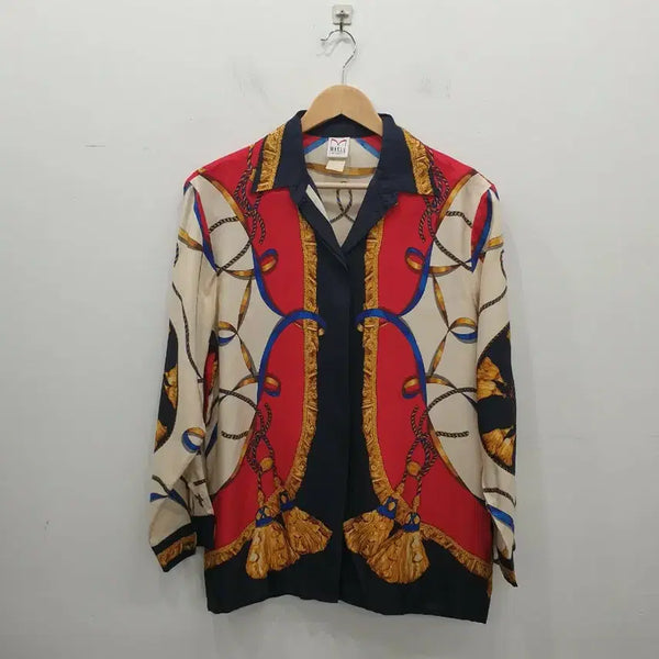 [BUNJANG] MONDI 100% Silk Blouse / MONDI 실크100 블라우스 (55-66)