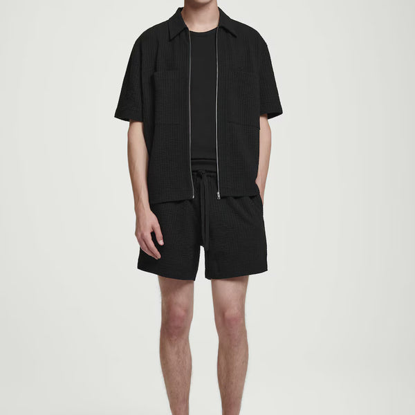 [BUNJANG] COS Relaxed Seersucker Cotton Zipped Set-up / COS RELAXED SEERSUCKER COTTON ZIPPED 셋업