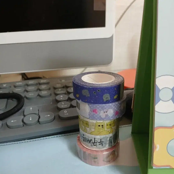 [BUNJANG] Beast Friends Webtoon Masking Tape Set / 짐승친구들 웹툰 마스킹테이프 세트