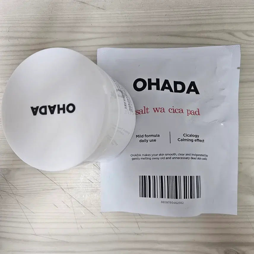 [BUNJANG] Ohada Moisture Soothing Cica Toner Pad Refill / (새상품 급처) 오하다 수분 진정 시카 토너 패드 (리필+통)