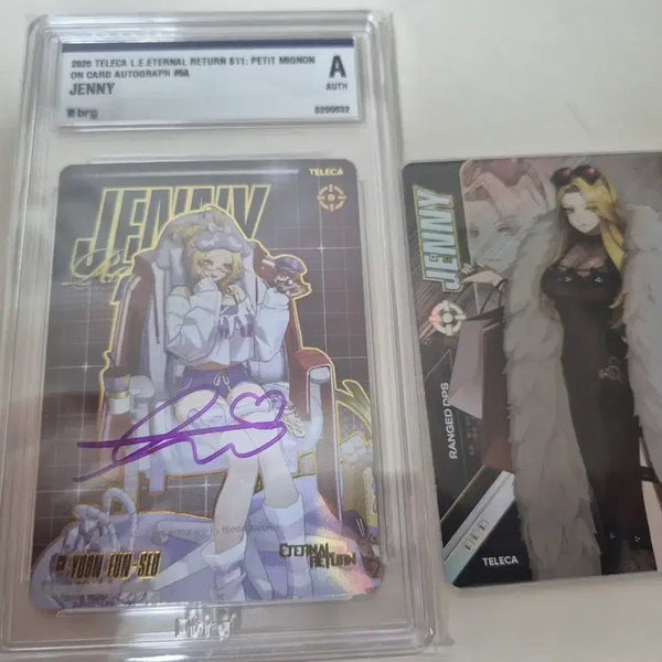 [BUNJANG] Eternal Return Tereka Jennie Autographed Card / 이터널리턴 테레카 제니 친필 사인카드