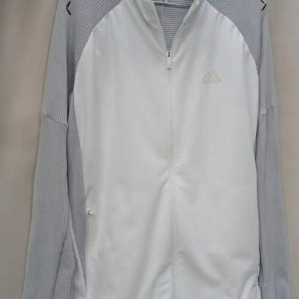 [BUNJANG] Adidas Zip-Up Jersey White / 아디다스 집업 져지 화이트