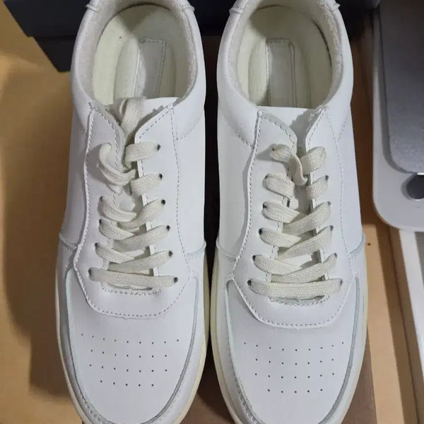 [BUNJANG] Sixfit Height-Increasing White Sneakers 250mm / 식스핏 키높이 화이트 스니커즈 250mm