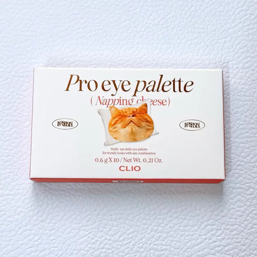 [BUNJANG] Clio Pro Eye Palette 19 Sleeping Cheese (Sealed) / [미개봉새상품] 클리오 낮잠자는치즈