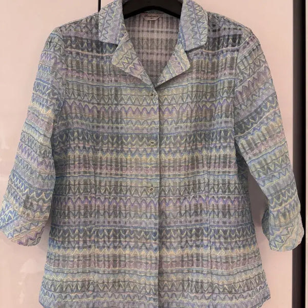 [BUNJANG] Summer Jacket - Unique Pastel Pattern, Lightweight / 여름자켓