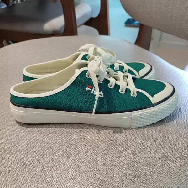 [BUNJANG] Fila Banmul Sneakers Green 230 / 휠라 반뮬 스니커즈 그린 [ 230 ]