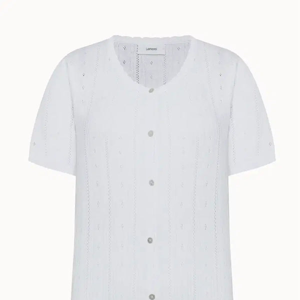 [BUNJANG] Lamerei Eyelet Summer Knit Cardigan / 라메레이 (Lamerei) 아일렛 썸머 니트 가디건
