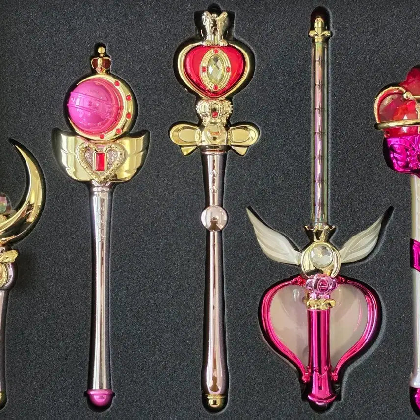 [BUNJANG] Sailor Moon Stick & Rod Moon Prism & Light Up Set / 세일러문 스틱앤롯드 문프리즘&라이트업