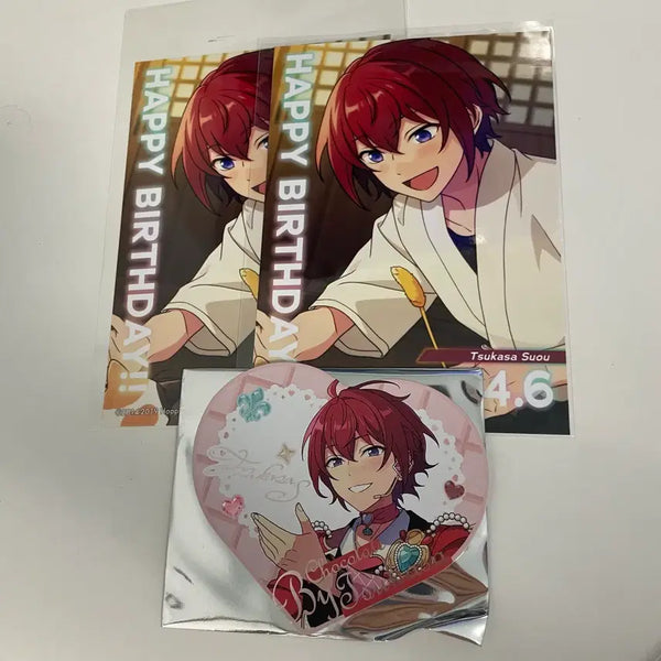 [BUNJANG] Ensemble Stars Tsukasa Birthday Postcard Bundle Set / 일괄> 앙스타 츠카사 생일엽서 하트콜렉터 중스타
